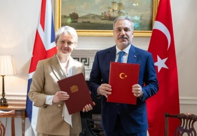T&uuml;rkiye İngiltere arasında Stratejik Ortaklık &Ccedil;er&ccedil;eve Belgesi imzalandı