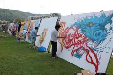T&uuml;rkiye&rsquo;nin en b&uuml;y&uuml;k &lsquo;Graffiti Şenliği&rsquo; Bursa&rsquo;da