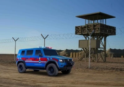  T&uuml;rkiye'nin ilk yerli ve milli doğuştan zırhlı aracı olan TULGA 4x4'&uuml;n Jandarmaya teslimatları başladı