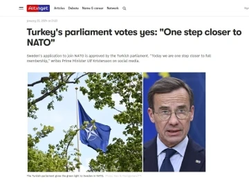 T&uuml;rkiye&rsquo;nin İsve&ccedil;&rsquo;in NATO protokol&uuml;ne onayı d&uuml;nya basınında
