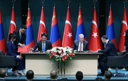 T&uuml;rkiye ve Moğolistan arasında 10 anlaşma imzalandı