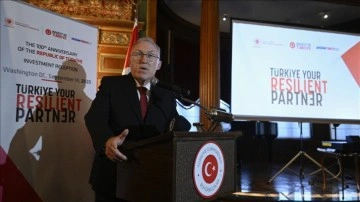 "T&uuml;rkiye Y&uuml;zyılı Yatırım Resepsiyonu" Washington'da ger&ccedil;ekleştirildi