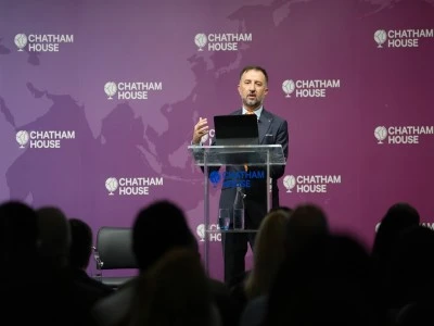TUSAŞ Genel M&uuml;d&uuml;r&uuml; Demiroğlu, Chatham House&rsquo;da konuştu