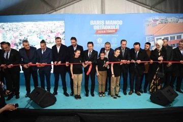 Tuzla Barış Man&ccedil;o Ortaokulu a&ccedil;ıldı
