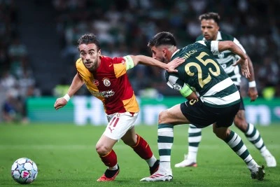 Sporting: 1 - Galatasaray: 1 (İlk yarı)