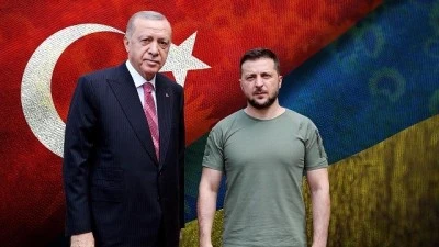 Ukrayna Devlet Başkanı Zelenskiy'den Cumhurbaşkanı Erdoğan'a teşekk&uuml;r