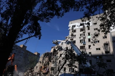 Ukrayna: Rusya'nın Kiev'e d&uuml;zenlediği hava saldırısında 17 kişi hayatını kaybetti 