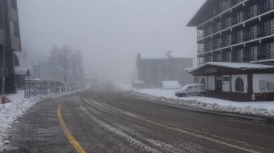 Uludağ'da kar var oteller kapalı