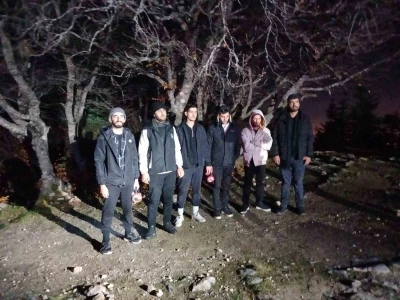 Uludağ&rsquo;da ormanda mahsur kalan 6 kişi kurtarıldı