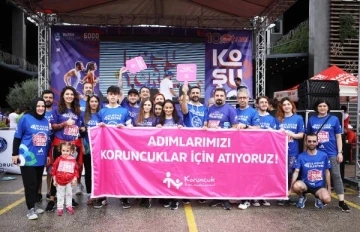 Uludağ Elektrik koşu takımı, 'Hayalim Okul' projesi i&ccedil;in koştu