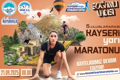 Uluslararası Kayseri Yarı Maratonu'nda Heyecan B&uuml;y&uuml;yor