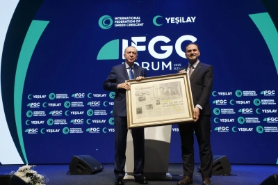 Uluslararası Yeşilay Federasyonu Genel Başkanlığına Do&ccedil;. Dr. Mehmet Din&ccedil; Se&ccedil;ildi