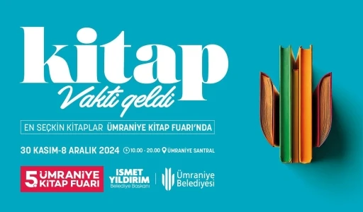 &Uuml;mraniye&rsquo;de kitap fuarı 5. kez kapılarını a&ccedil;ıyor
