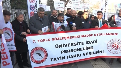 &Uuml;NİPERSEN Genel Başkanı G&uuml;zel: &ldquo;&Uuml;niversite idari personelinin tayin sorunu &ccedil;&ouml;z&uuml;m bulana kadar m&uuml;cadelemiz devam edecek&rdquo;
