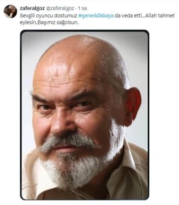 &Uuml;nl&uuml; oyuncu Şener K&ouml;kkaya hayatını kaybetti
