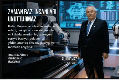 &Uuml;nl&uuml; sanayici Ali Durmaz anılıyor