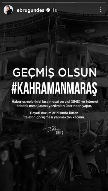 &Uuml;nl&uuml;lerden "ge&ccedil;miş olsun" paylaşımı
