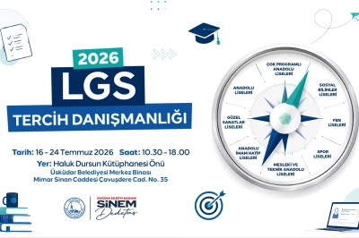 &Uuml;sk&uuml;dar Belediyesi&rsquo;nden LGS Tercih D&ouml;neminde &Uuml;cretsiz Rehberlik Desteği