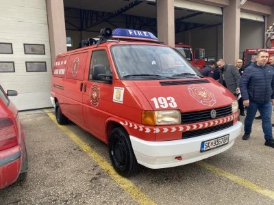 &Uuml;sk&uuml;p'ten itfaiye g&ouml;n&uuml;ll&uuml; timleri Mudanya'da