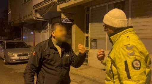 Bursa'da alkoll&uuml; s&uuml;r&uuml;c&uuml; ile polis arasında ilgin&ccedil; diyalog