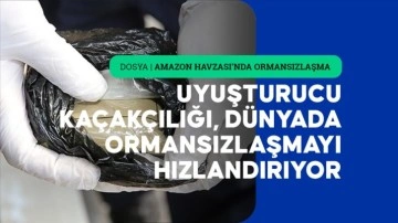 Uyuşturucu ka&ccedil;ak&ccedil;ılığı, "d&uuml;nyanın akciğerlerini" g&uuml;nden g&uuml;ne s&ouml;nd&uuml;r&uuml;yor