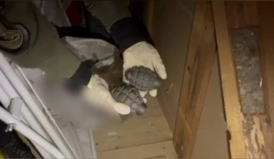 Uyuşturucu operasyonunda el bombası ve havan topu g&ouml;vdeleri ele ge&ccedil;irildi