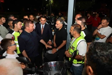 Vali Aydoğdu Erzincan Motosiklet Kul&uuml;b&uuml; ile buluştu
