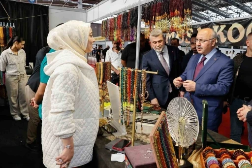 Vali K&ouml;şger: "3. Tesbih ve Doğal Taşlar Fuarını 412 bin kişi ziyaret etti"
