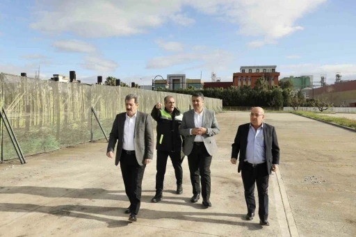Vali Tavlı ve Başkan Doğan, Merkez OSB&rsquo;deki inşaatları inceledi
