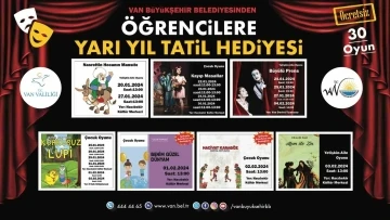 Van B&uuml;y&uuml;kşehir Belediyesi&rsquo;nden &ccedil;ocuklara karne hediyesi
