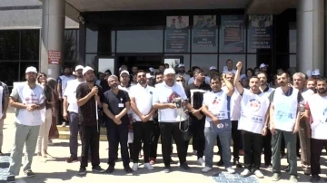 Van&rsquo;da g&ouml;revli hemşireye darp protesto edildi
