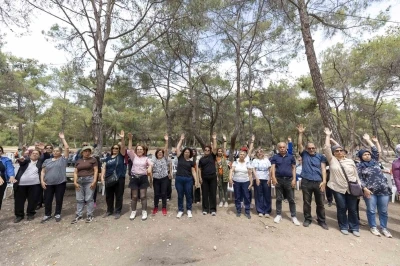 Vatandaşlar, &rsquo;Sağlık İ&ccedil;in Hareket Et G&uuml;n&uuml;&rsquo;nde doğada buluştu
