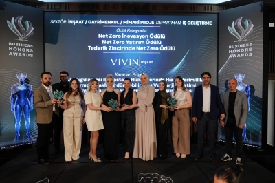 Vivin İnşaat'a 3 Ayrı &Ouml;d&uuml;l