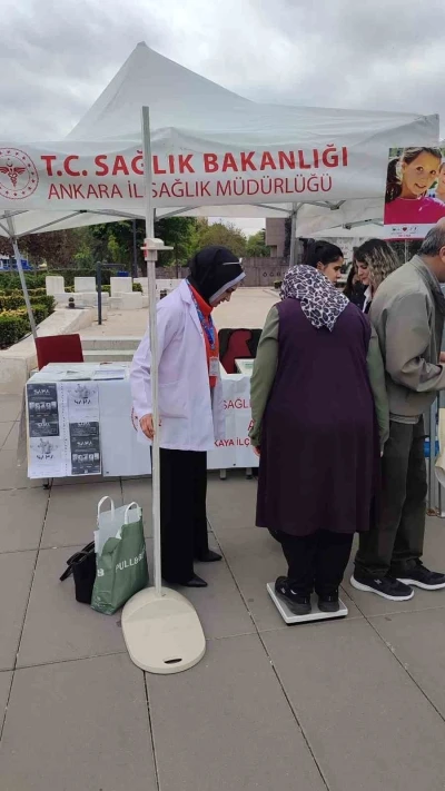 V&uuml;cut kitle indeksi &ouml;l&ccedil;&uuml;m&uuml; uygulaması Ankara&rsquo;da da başladı
