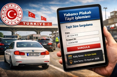 Yabancı plakalı ara&ccedil;larda dijital d&ouml;nem başlıyor