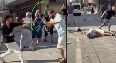 Yabancı uyruklu iki grubun kavgasında ortalık savaş alanına d&ouml;nd&uuml;