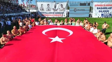 Yağlı g&uuml;reşin anavatanında altın kemer sahibini buldu
