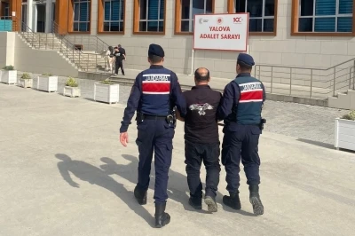 Yalova&rsquo;da 16 yıl hapisle aranan h&uuml;k&uuml;ml&uuml; yakalandı
