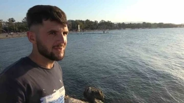 Yalova&rsquo;da denizde boğuma tehlikesi ge&ccedil;iren şahsı kurtaran gen&ccedil; o anları anlattı

