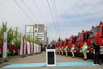 Yangınla m&uuml;cadelede kara g&uuml;c&uuml;ne 101 yeni ara&ccedil; eklendi