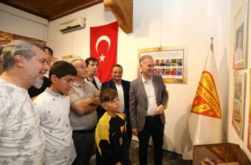 Yarım asırlık şanlı m&uuml;cadele &rsquo;Kurtuluşspor&rsquo; sergisi a&ccedil;ıldı
