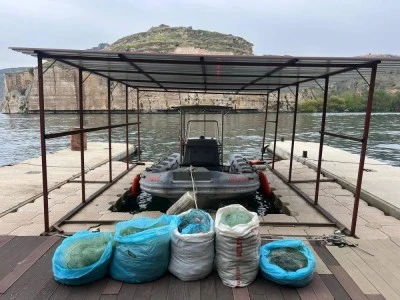 Yasak avlanmaya jandarma m&uuml;dahalesi 