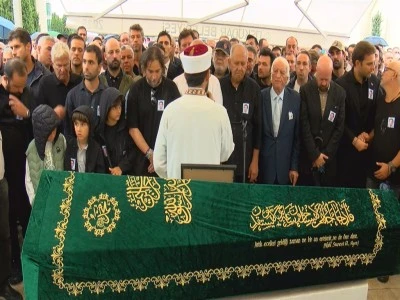 Yat kazasında hayatını kaybeden iş insanı Halit Yukay son yolculuğuna uğurlandı