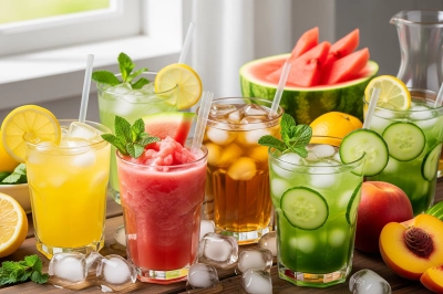 Yaz Sıcağında Ev Yapımı Serinletici Tarifler: Buz Gibi Lezzetlerle Ferahlayın!