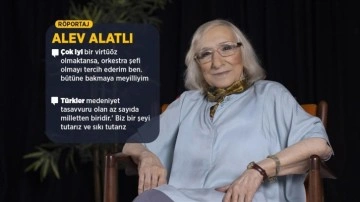 Yazar Alev Alatlı: "T&uuml;rkiye'nin &ouml;n&uuml;nde ağır bir d&ouml;neme&ccedil; var"