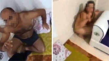 Yengesini &ccedil;ırıl&ccedil;ıplak başka adamla basmıştı...