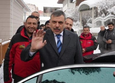Yeni İ&ccedil;işleri Bakanı Mustafa &Ccedil;ift&ccedil;i Erzurum'a veda etti