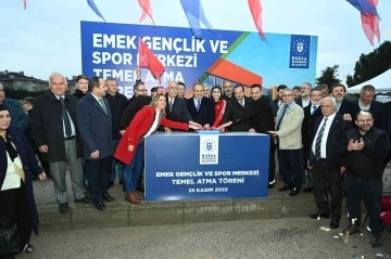 Bursa'da Emek Gen&ccedil;lik ve Spor Tesisi'nin temeli atıldı