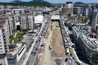 Yenidoğan Kavşağı yapımında sona yaklaşıldı