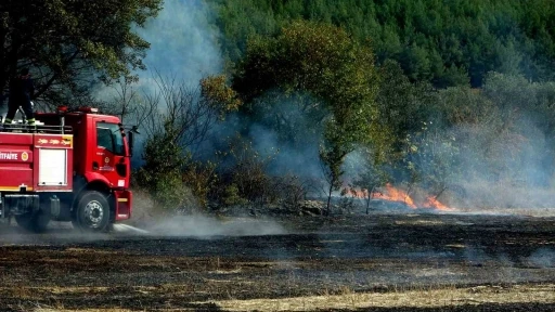 Yenik&ouml;y&rsquo;de anız yangını hızlı m&uuml;dahale ile s&ouml;nd&uuml;r&uuml;ld&uuml;
